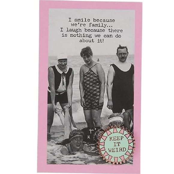Trash Talk By Annie - Enamel Pin - Keep It Weird - Picture 1 of 3